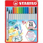 pennarello-pen-68-brush-scatola-metallo-stabilo