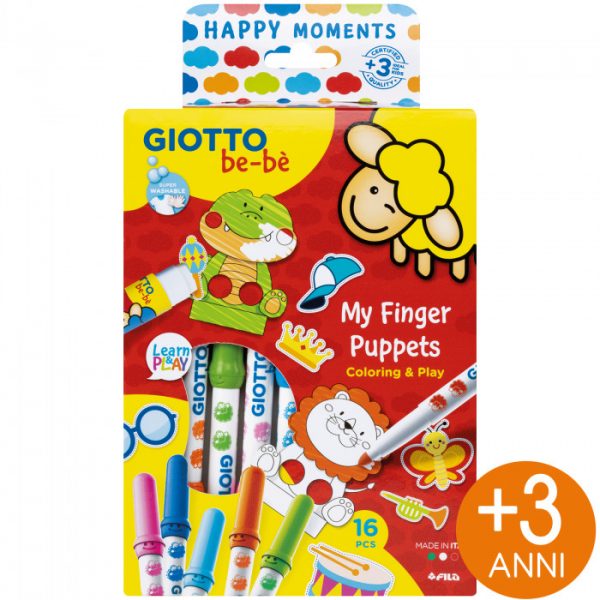 kit-happy-moments-giotto-be-bè-my-finger-puppets-fila