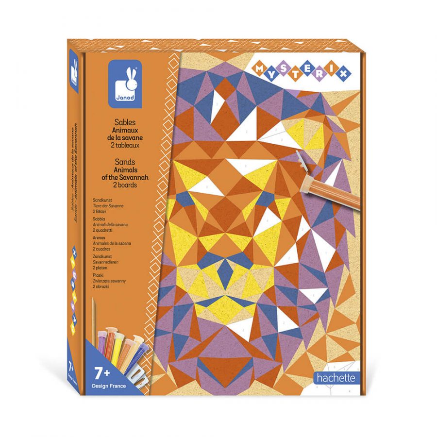 DeAO Set Sabbia Magica Per Animali 42 Pezzi - Sabbia Cinetica Colorata Con Gatti, Cani E Accessori, Parco Giochi In Scatola, Gioco Sensoriale 3+ Anni