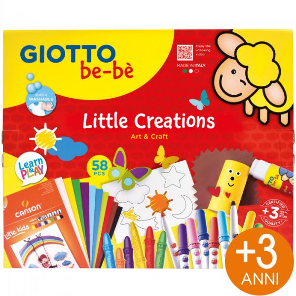 GIOTTO BEBE' LITTLE CREATIONS ART E CRAFT - Il Portico Cartolibreria