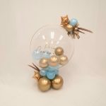 €39 bubble ripiena personalizzata con texture