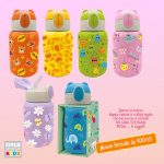 Borraccia-Termica-TintaUnita-Kids-400ml-Acciaio-Doppia-Camera-con-Beccuccio